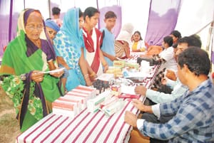 305 patients check in health camp