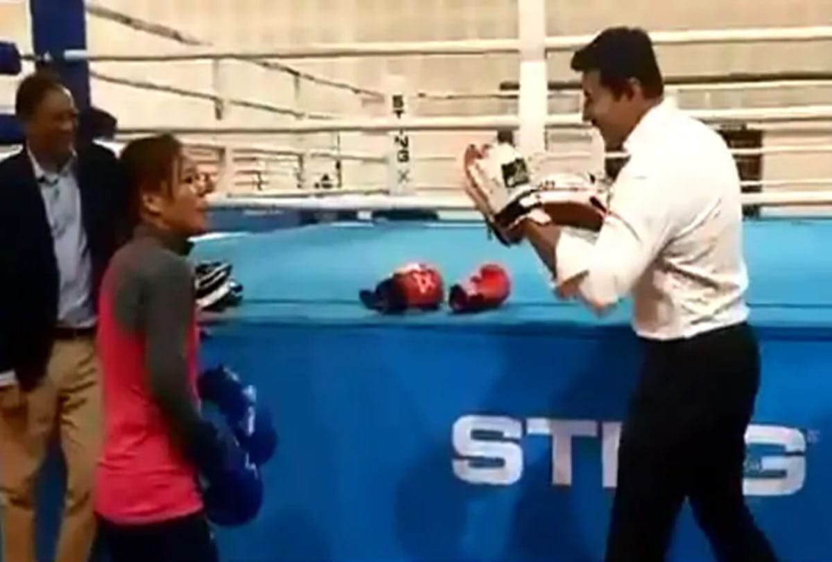 Minister Rajyavardhan Rathore Challenged Mary Kom To A Bout