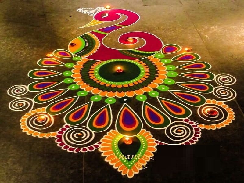 Diwali 2018 Rangoli Designs: Decorate your home with these best beautiful rangoli designs