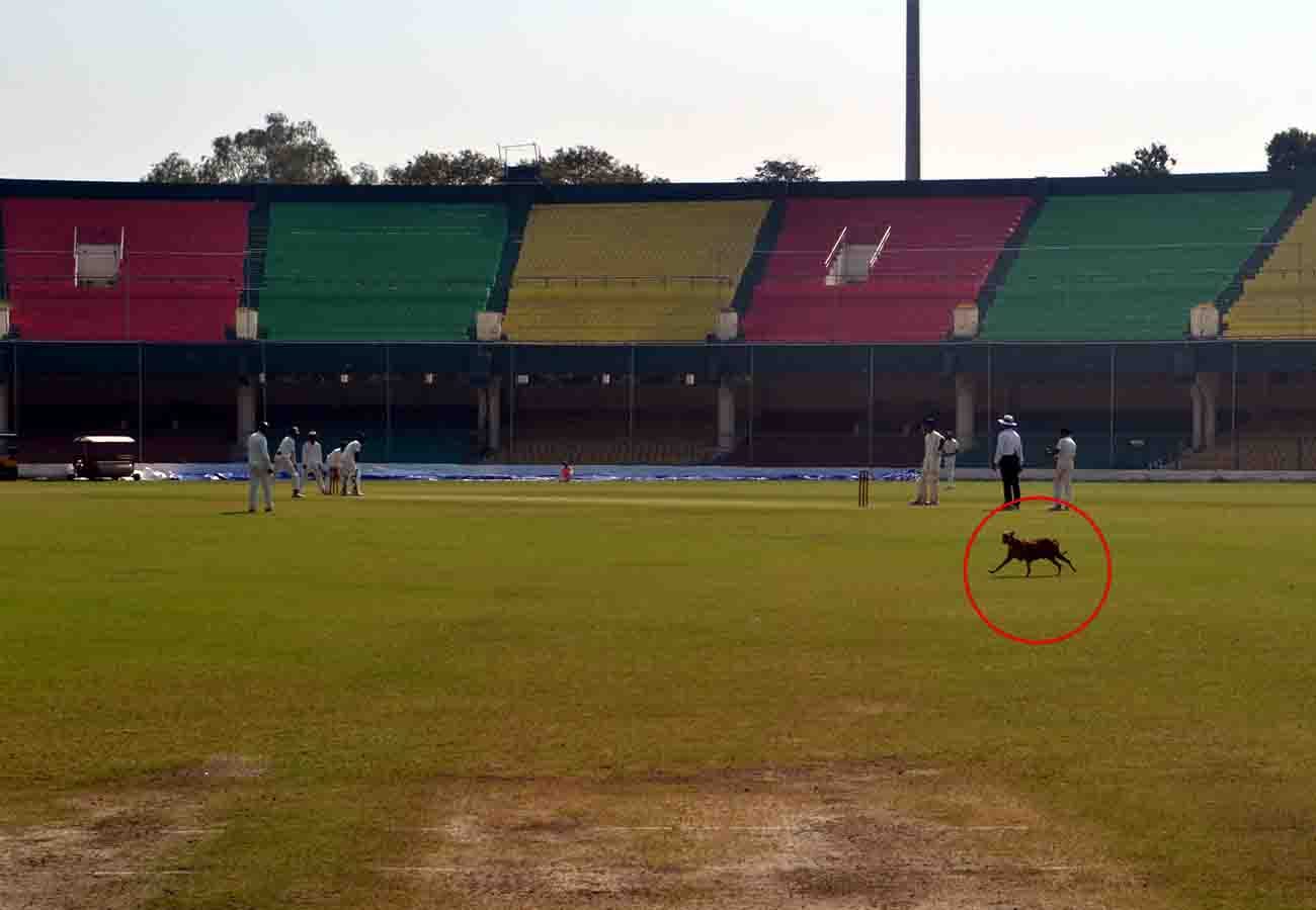 Ranji Trophy match in greenpark kanpur