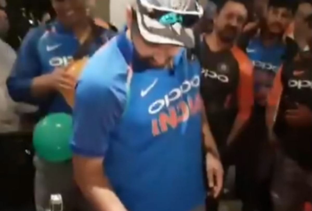 VIDEO: Team India Celebrates Series Victory Over Windies in Style