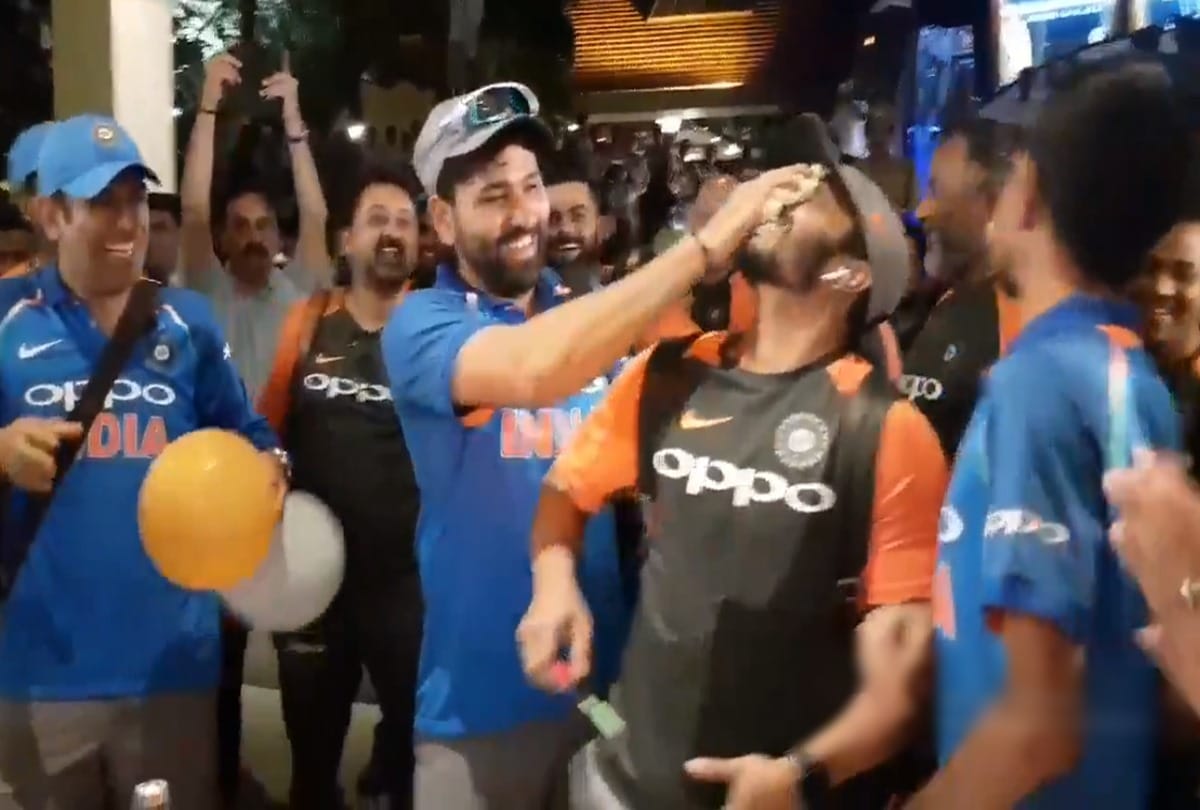 VIDEO: Team India Celebrates Series Victory Over Windies in Style
