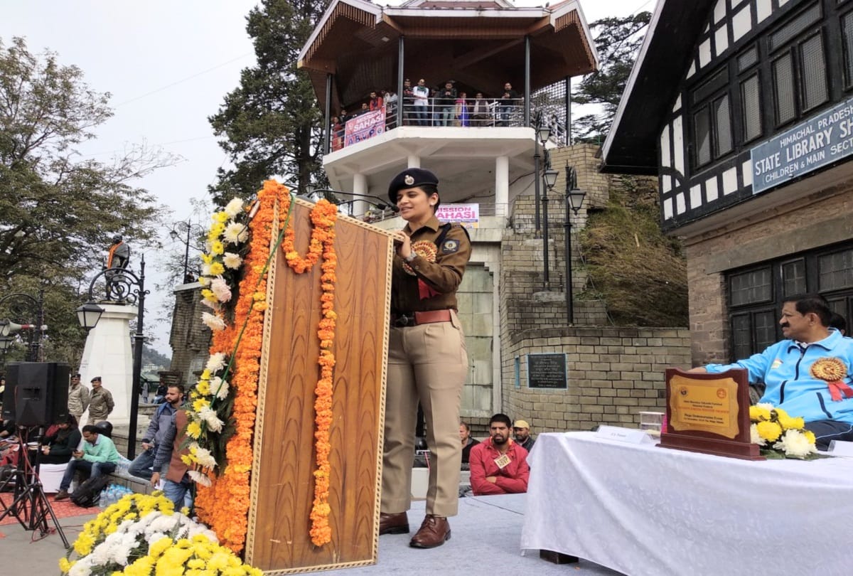 thirteen thousand girl students participated in abvp mission sahasi programme at ridge shimla