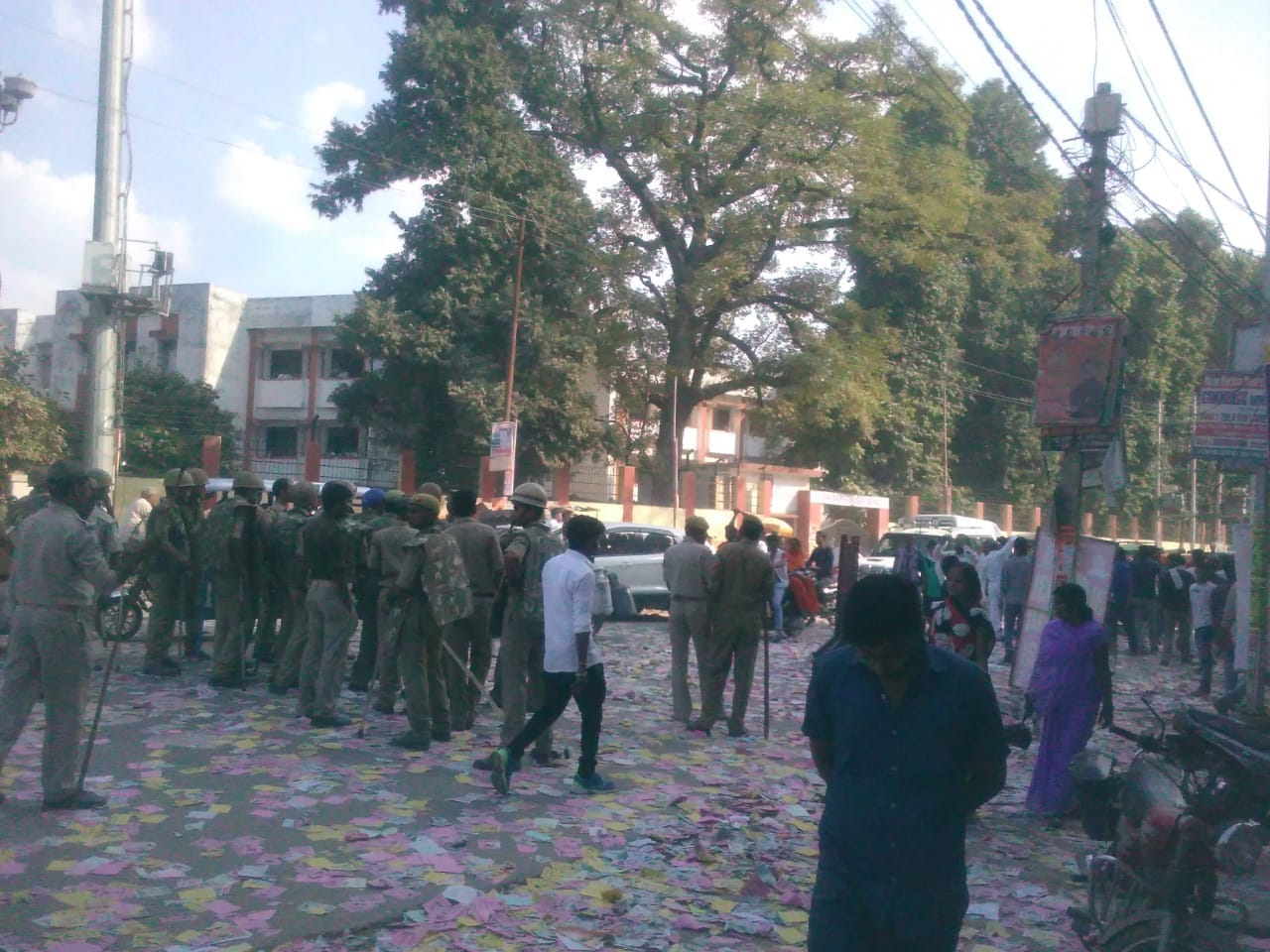 Chaos and outrage in ballia during student election