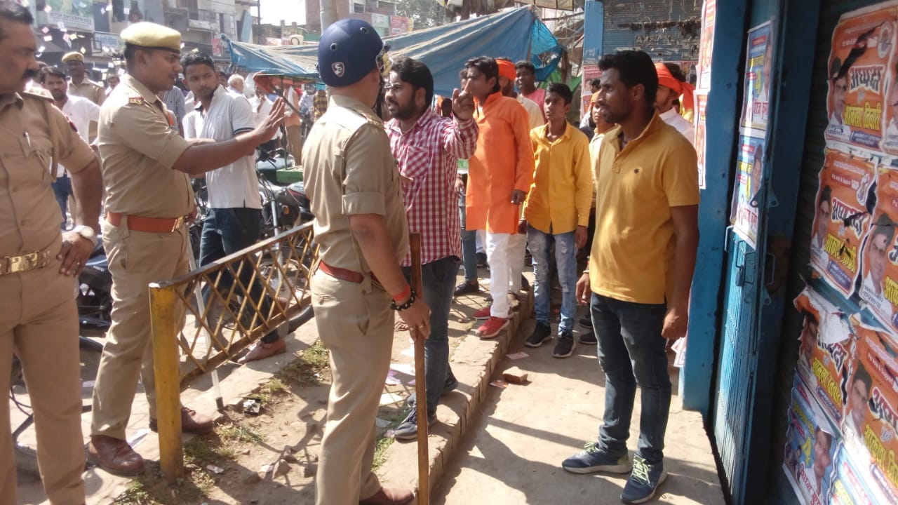 Chaos and outrage in ballia during student election