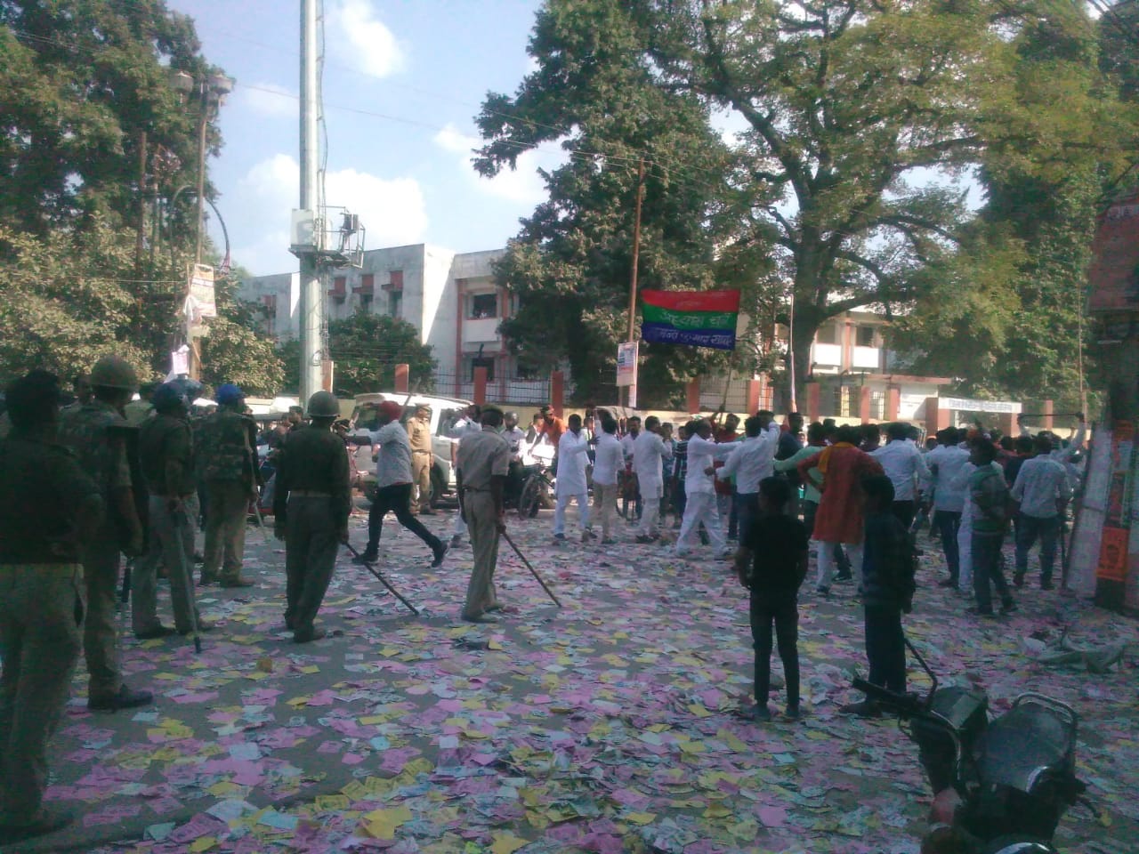 Chaos and outrage in ballia during student election