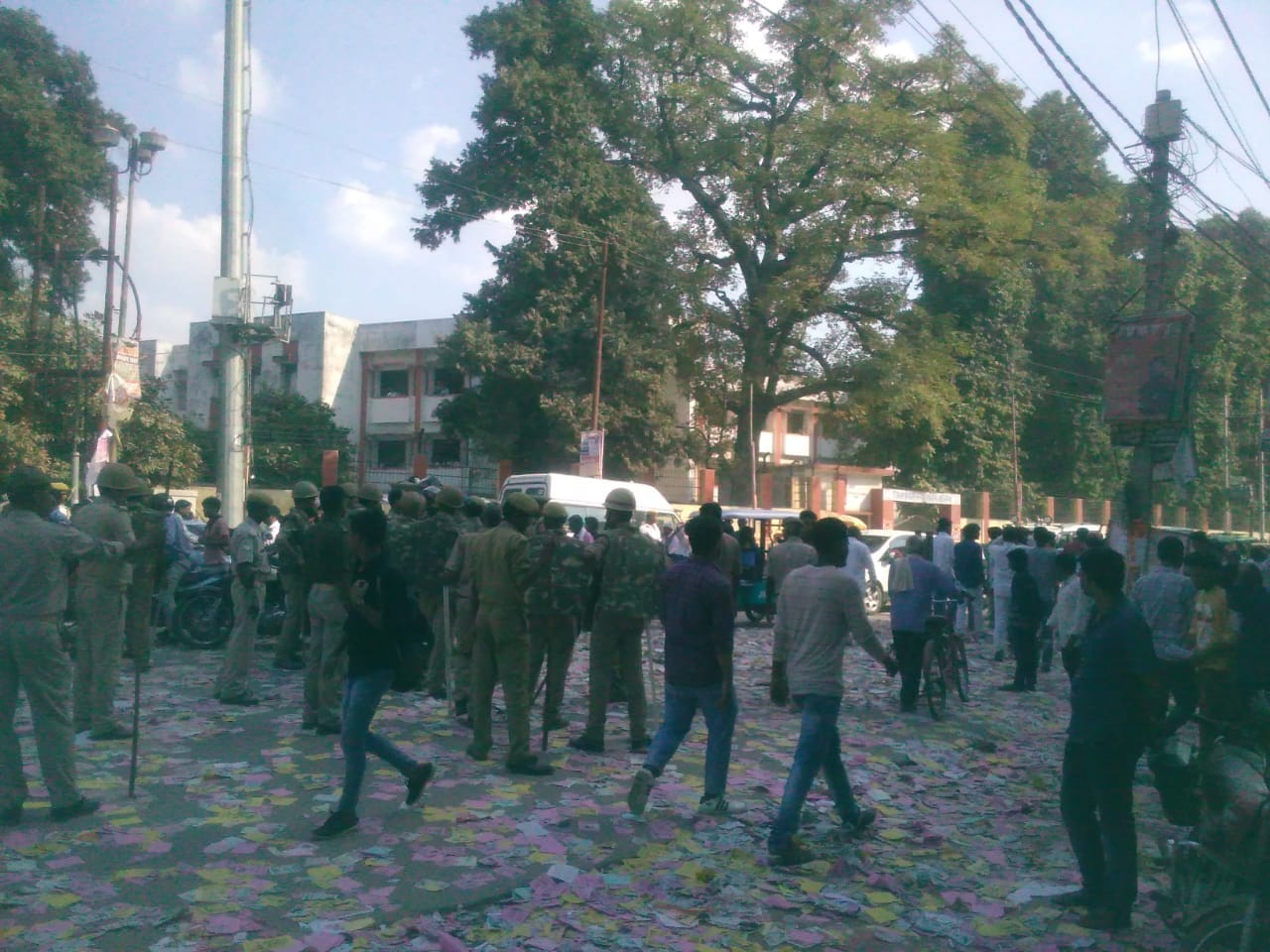 Chaos and outrage in ballia during student election
