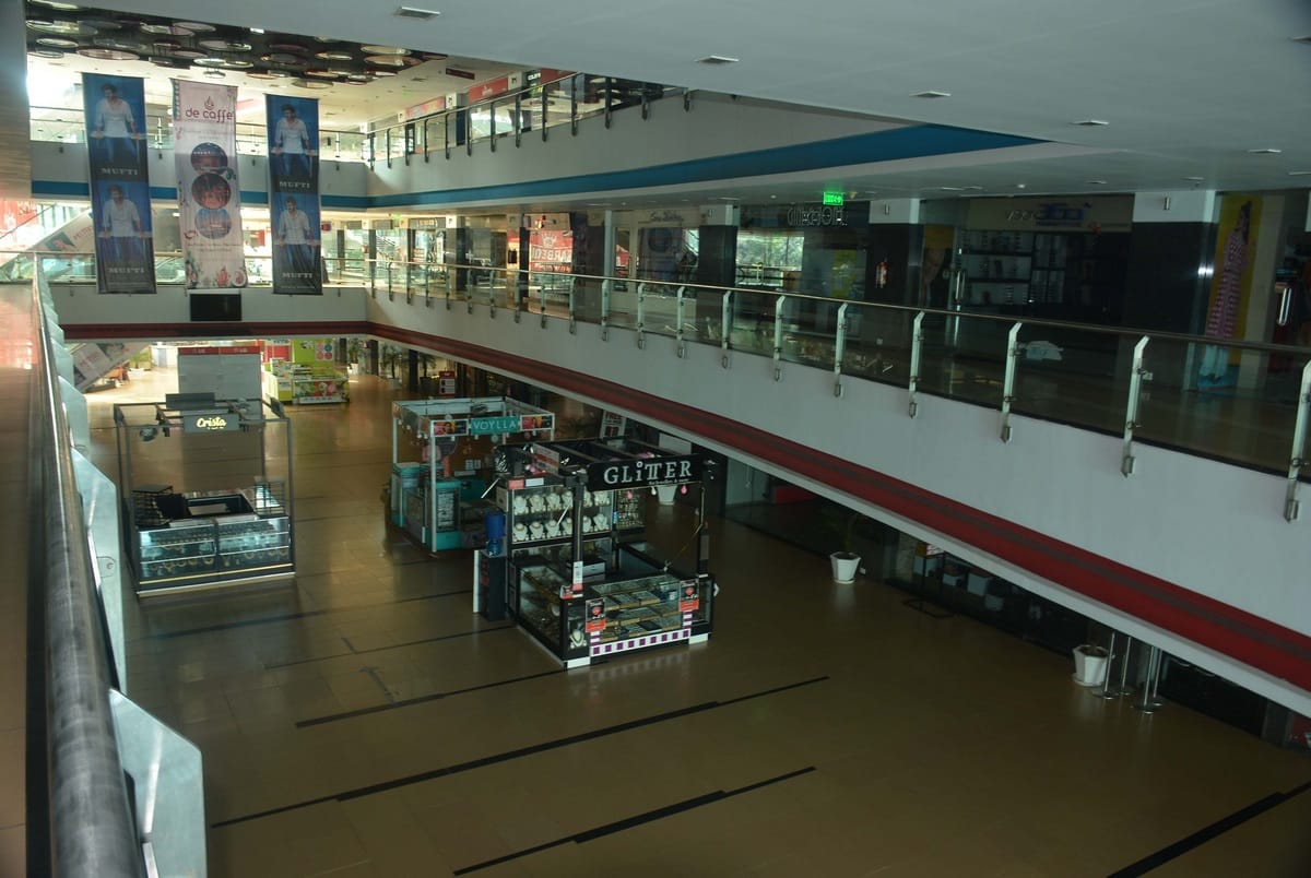 Varanasi JHV mall see the photos after the firing incident