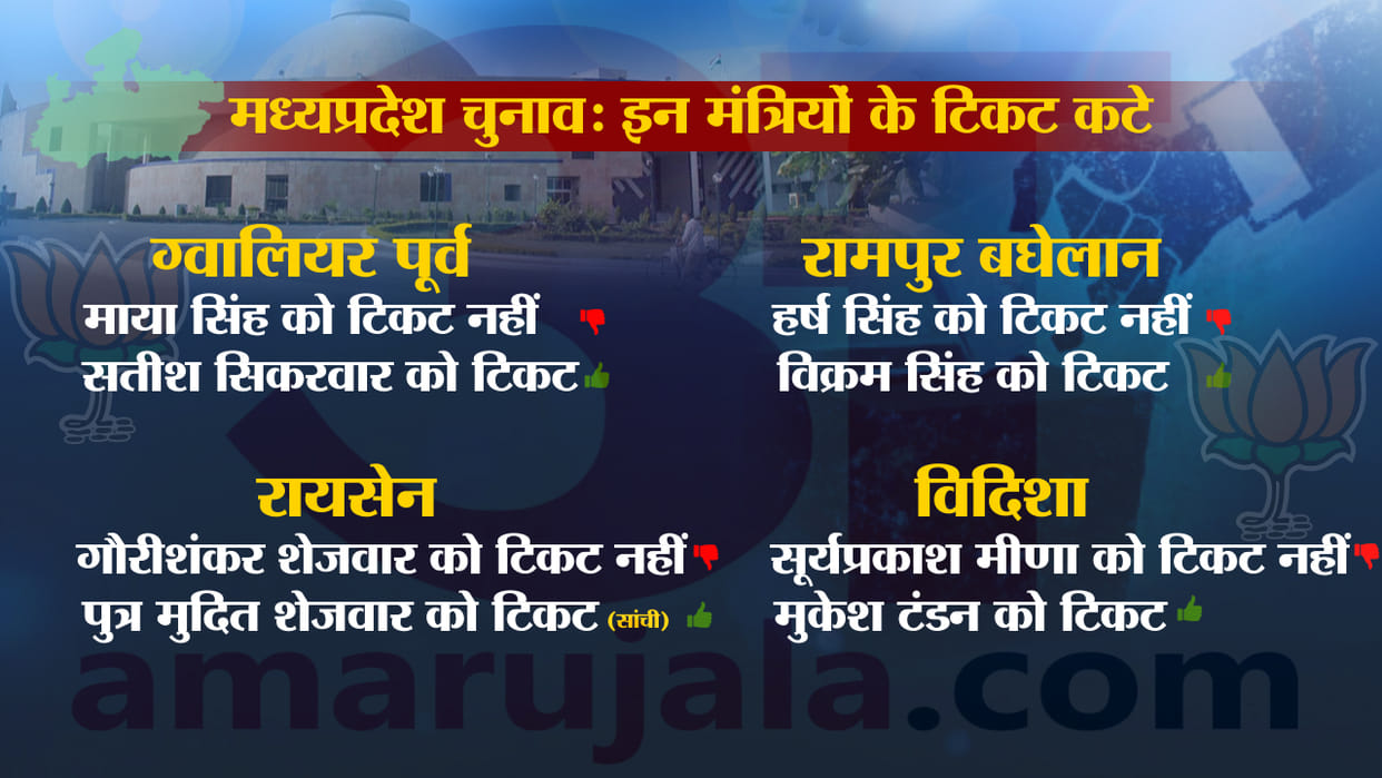 BJP MP candidate list 2018: maya singh is not in BJP ticket list
