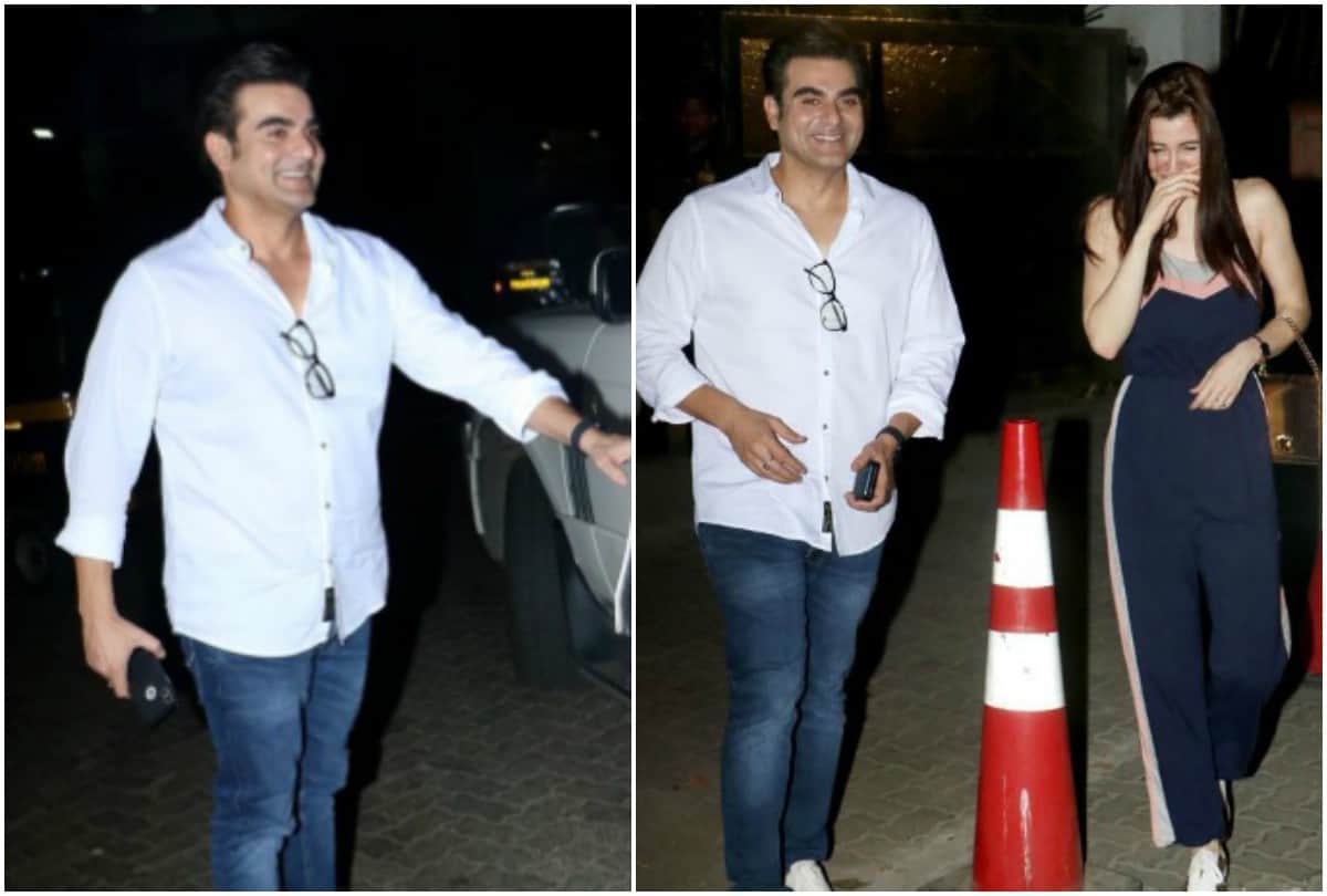 Arbaaz Khan spotted with rumoured girlfriend Giorgia Andriani at dinner date in Bandra