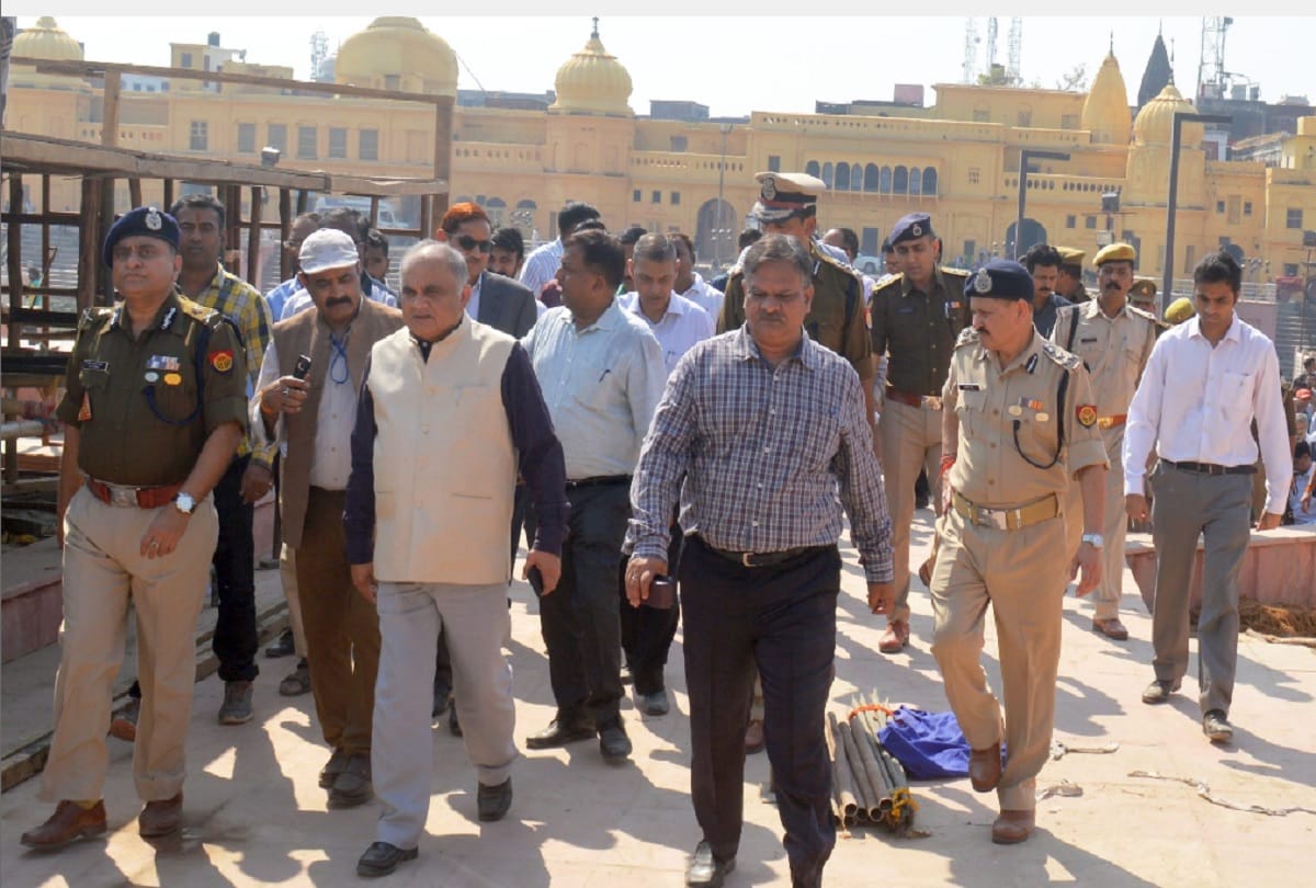 Chief Secretary and DGP Check of preparations for festival in Ayodhya