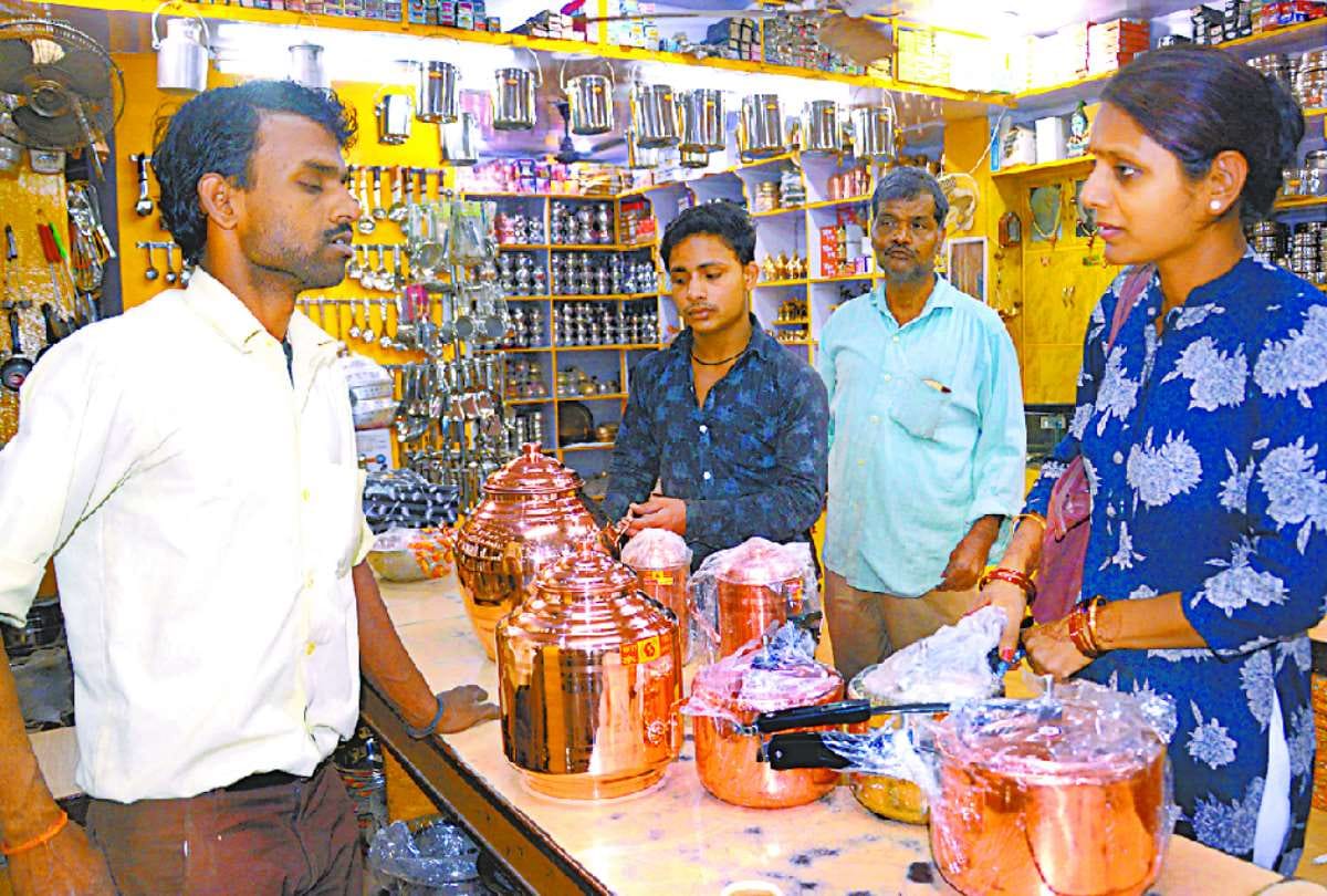 demand of copper utensils on dhanteras in lucknow
