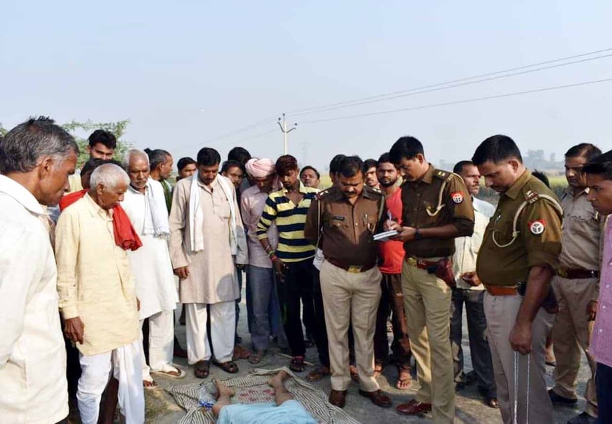 A Women dead body found in etawah