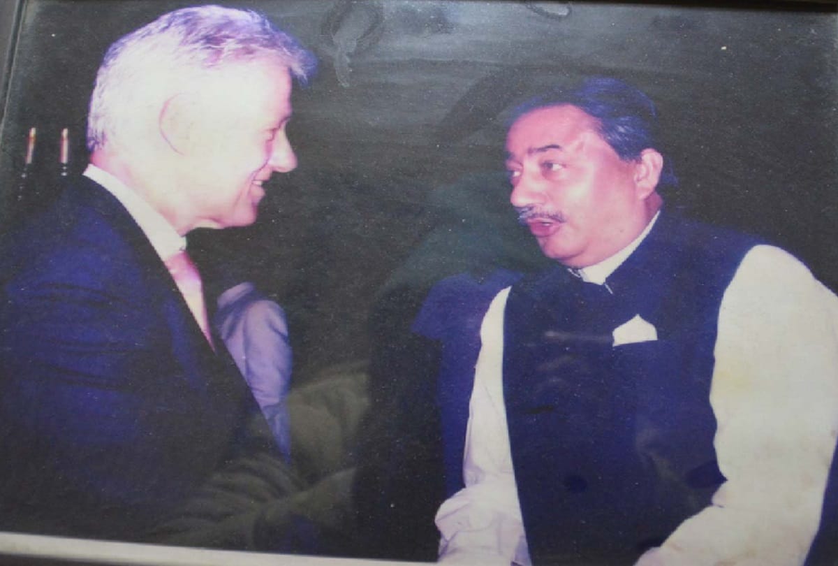 Former minister nawab kokab hameed had see the Taj Mahal with Aishwarya Rai