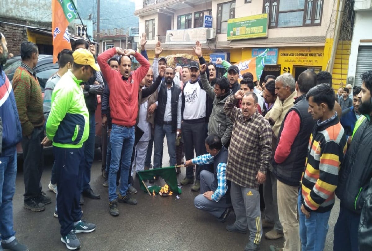 BJP Leader Anil Parihar and his brother shot Dead by terrorist, Army Flag march in Kishtwar