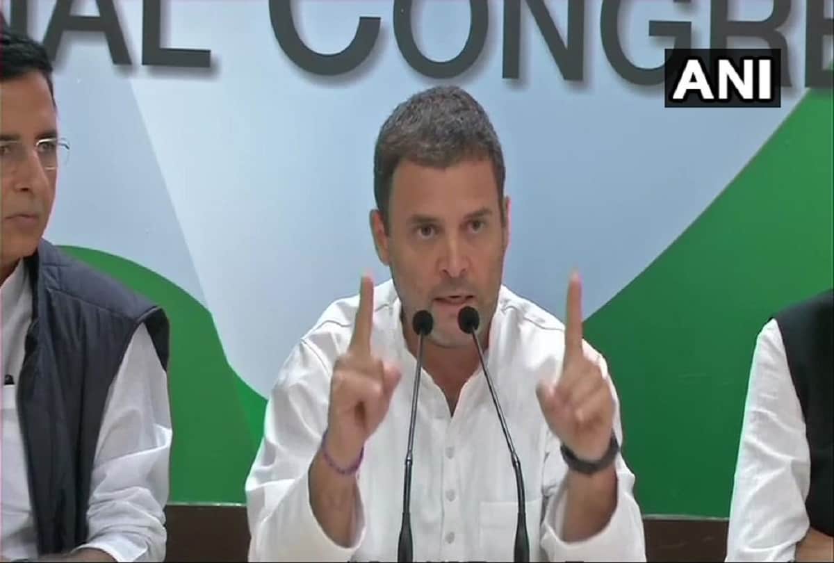 Rahul gandhi again attack on pm modi and anil ambani over rafale deal