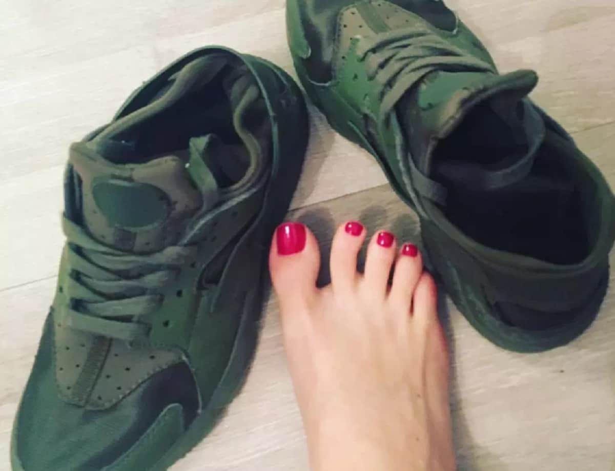 Roxy Sykes earns a lot of money by selling her sweaty socks and shoes