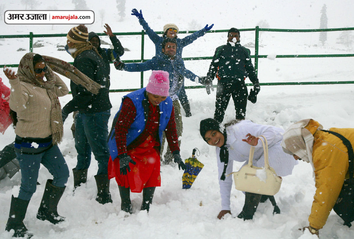 snowfall in gulmarg and rajouri jammu kashmir
