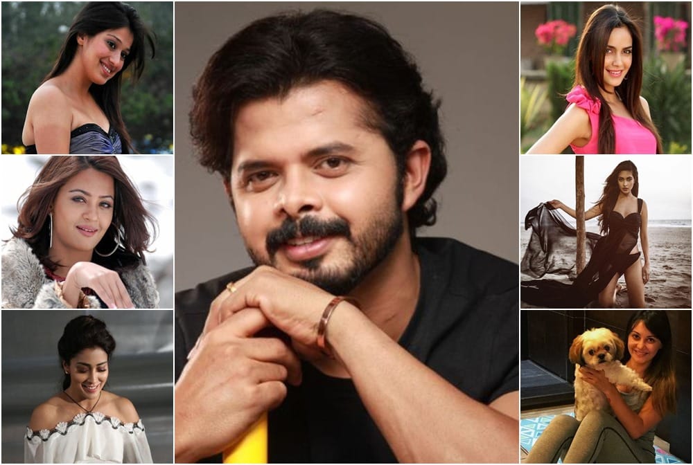 S Sreesanth reportedly dated Six actresses before getting married with Bhuvneshwari Kumari