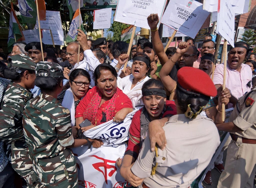 tinsukia killing: after 12 hours strike several districts were effected in assam