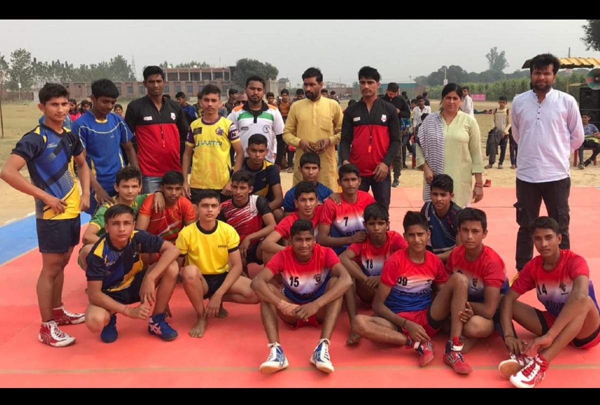 MAA Amba Balika Degree College won the inaugural match of Kabaddi in baghpat