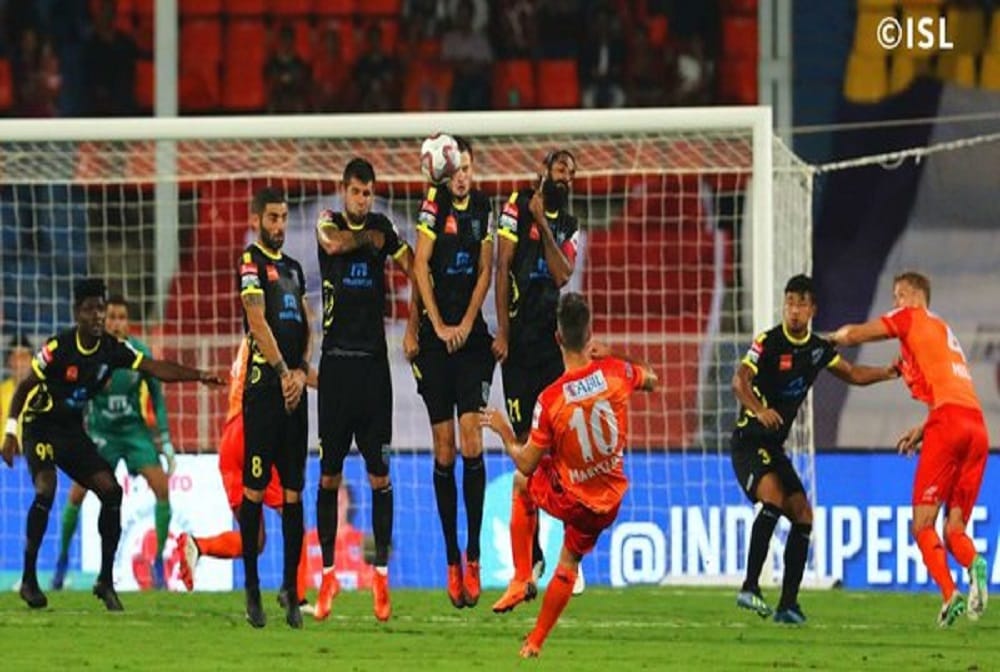 FC Pune City vs Kerala Blasters FC match braw by 1-1 at pune