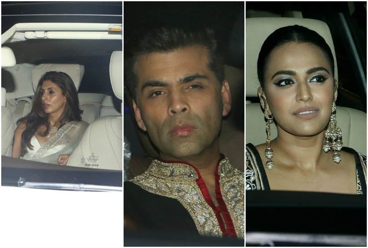 Arjun Kapoor Malaika Arora Neha Dhupia and Angad Bedi spotted Sandeep Khosla Diwali bash