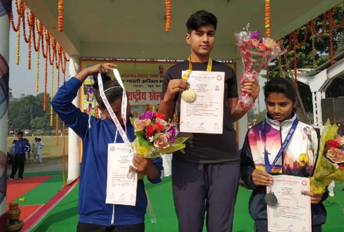 लखनऊ नेशनल खेलों में भाई-बहन ने जीता गोल्ड
