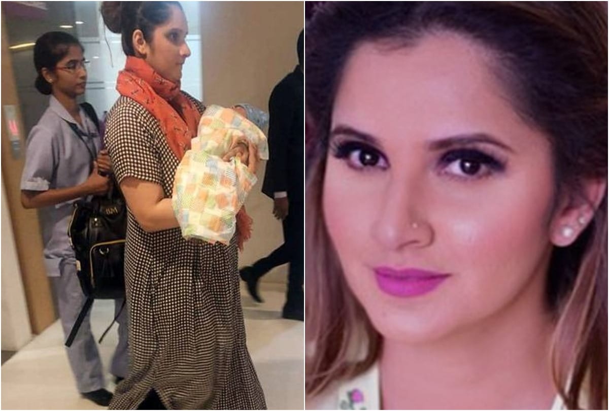 Sania Mirza spotted in hospital with baby boy Izhaan, Photos goes viral