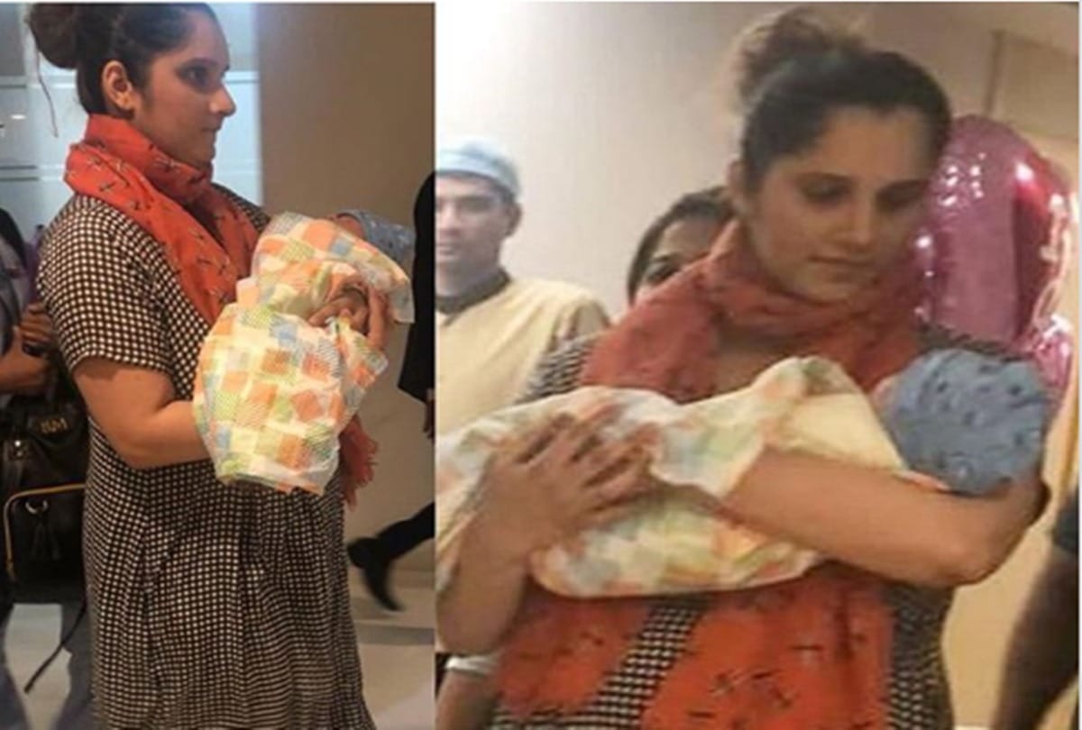 Sania Mirza spotted in hospital with baby boy Izhaan, Photos goes viral