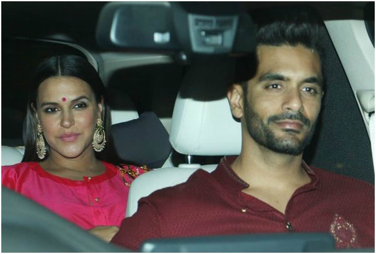 Arjun Kapoor Malaika Arora Neha Dhupia and Angad Bedi spotted Sandeep Khosla Diwali bash