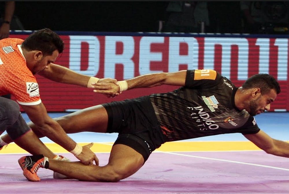 U Mumba vs Puneri Paltan pro kabaddi 2018 live match updates