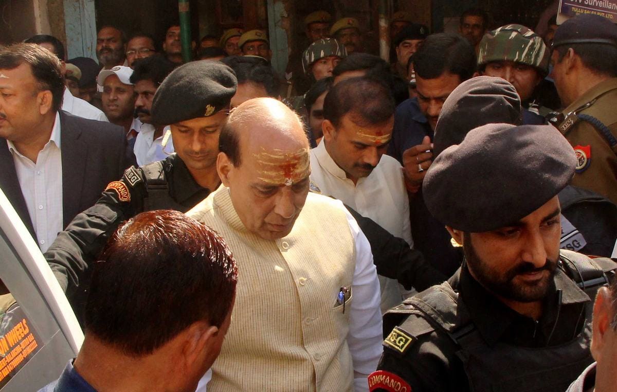 Rajnath singh gave statement on ram mandir issue