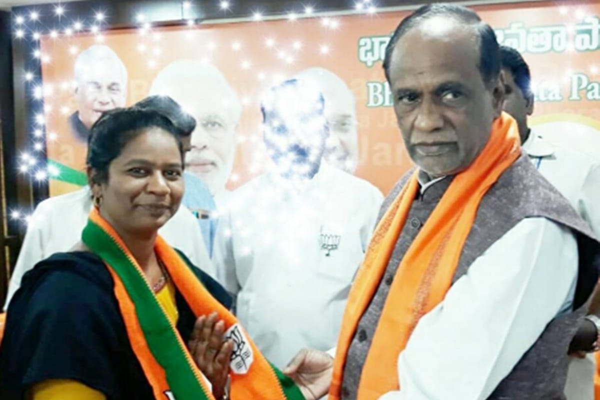 BJP fielded Muslim social worker and ABVP functionary Shahzadi Syed against Akbaruddin Owaisi