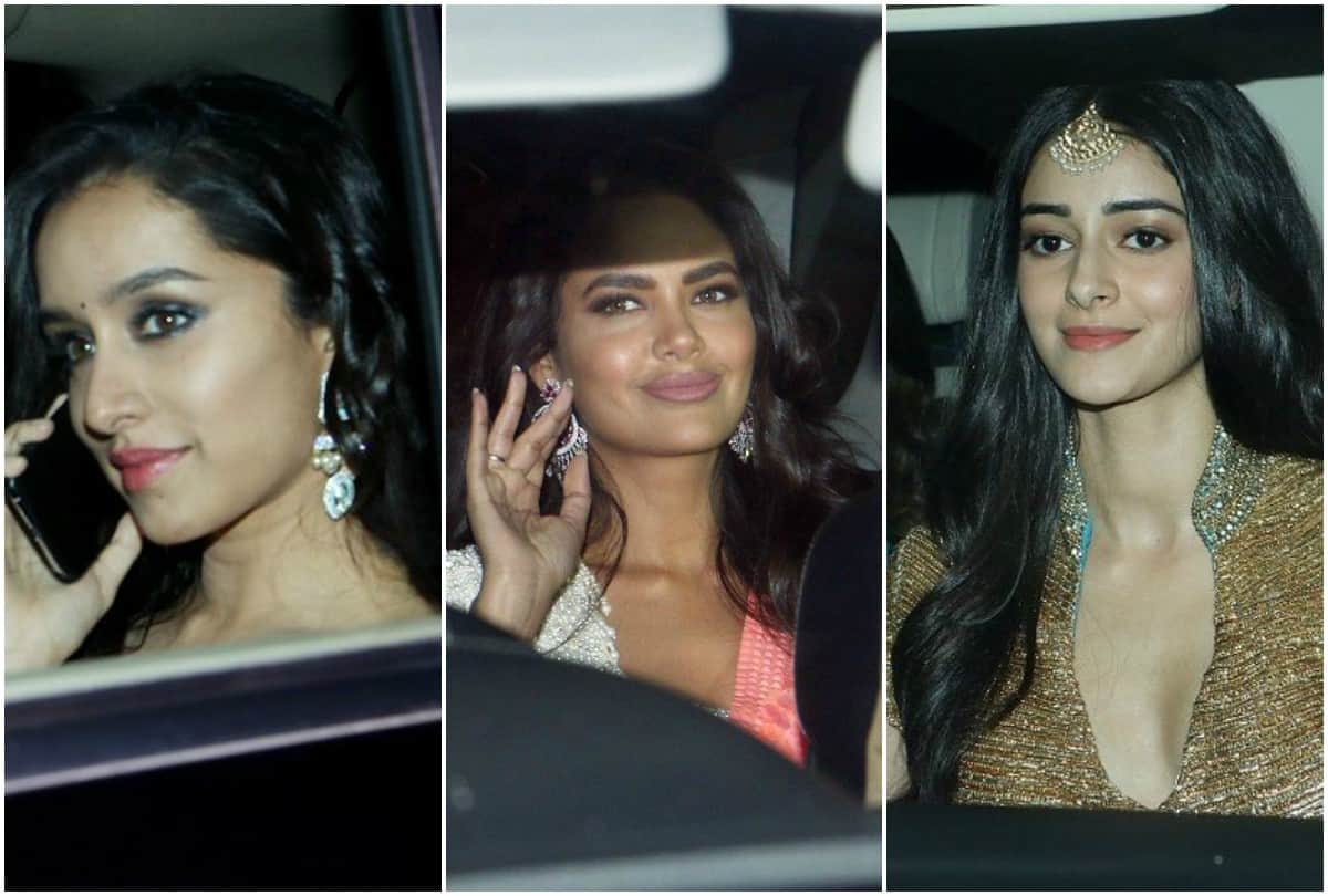 Arjun Kapoor Malaika Arora Neha Dhupia and Angad Bedi spotted Sandeep Khosla Diwali bash