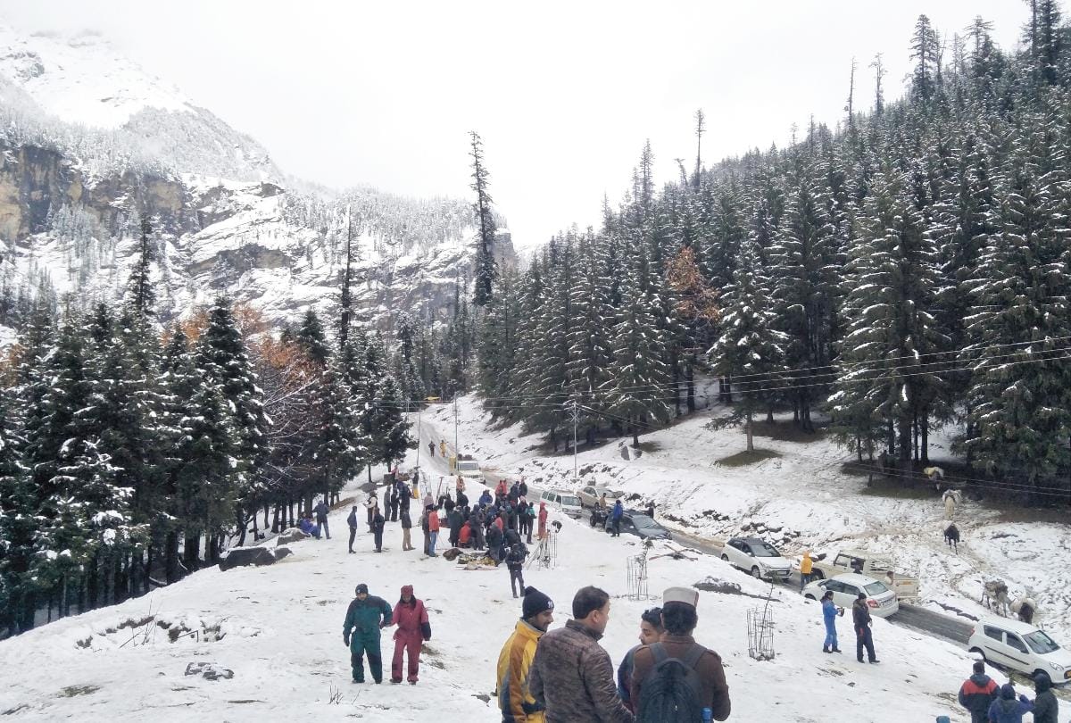 Fresh Snowfall in lahaul Spiti Kinnaur Kullu manali Chamba Sirmour Rain in SHimla Himachal Pradesh