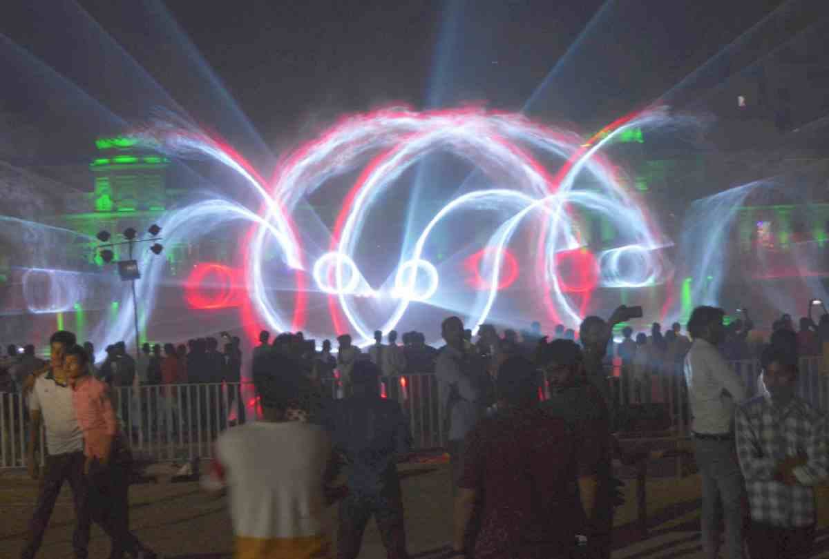laser light show in ayodhya