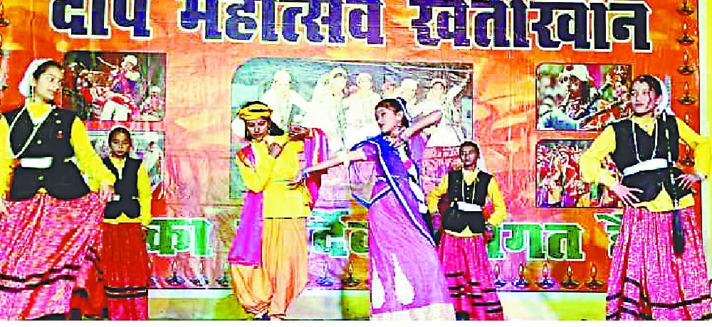 kheteekhaan deep mahotsav mein saanskrtik kaaryakramon kee dhoom