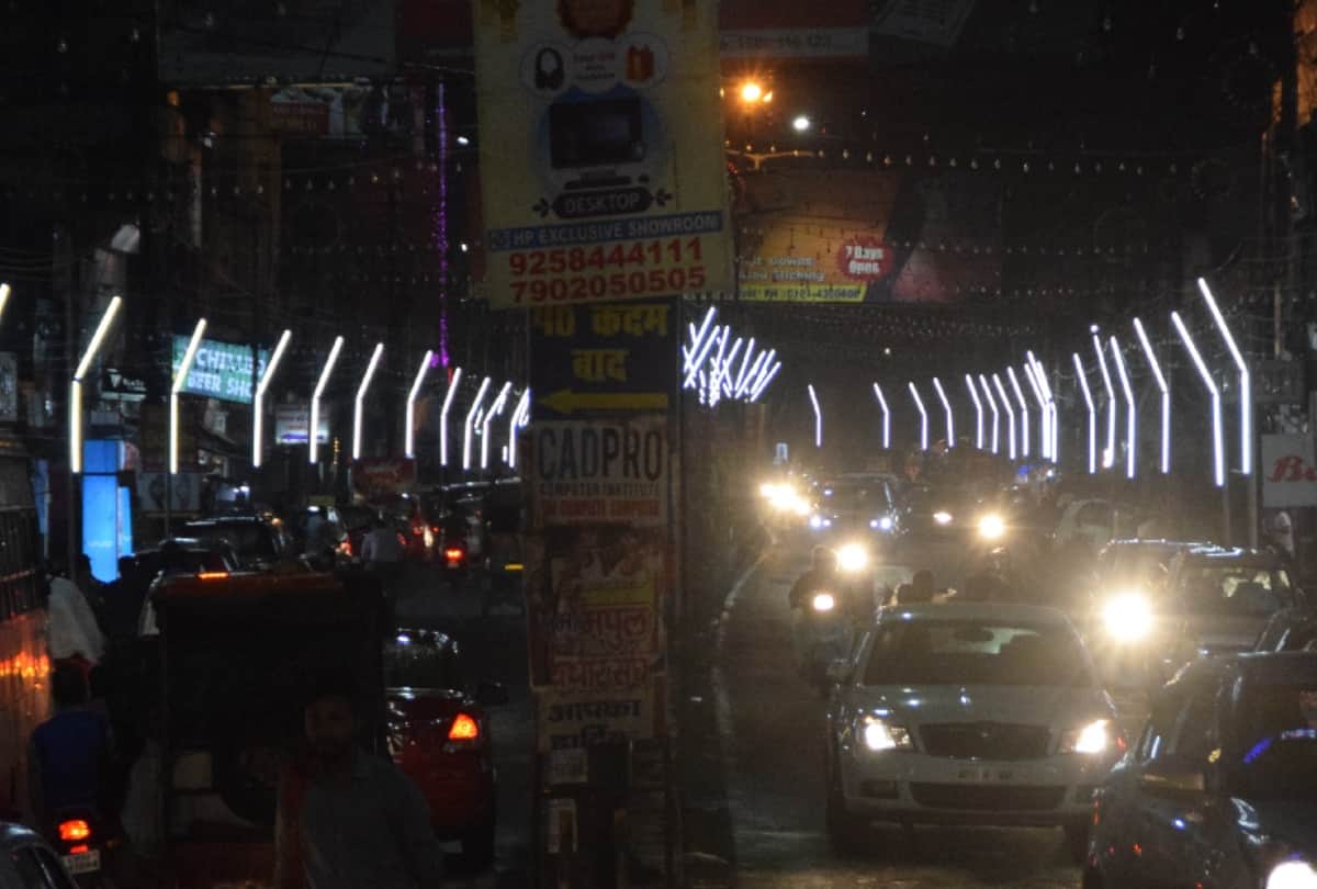 Route diversion in meerut city during deepawali season see the traffic arrangement