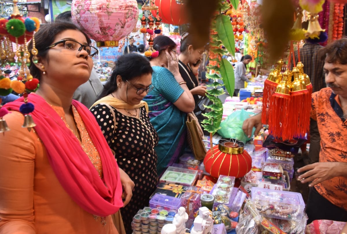 This Deeawali decorate your home with clay lamps beside chinese jhalar