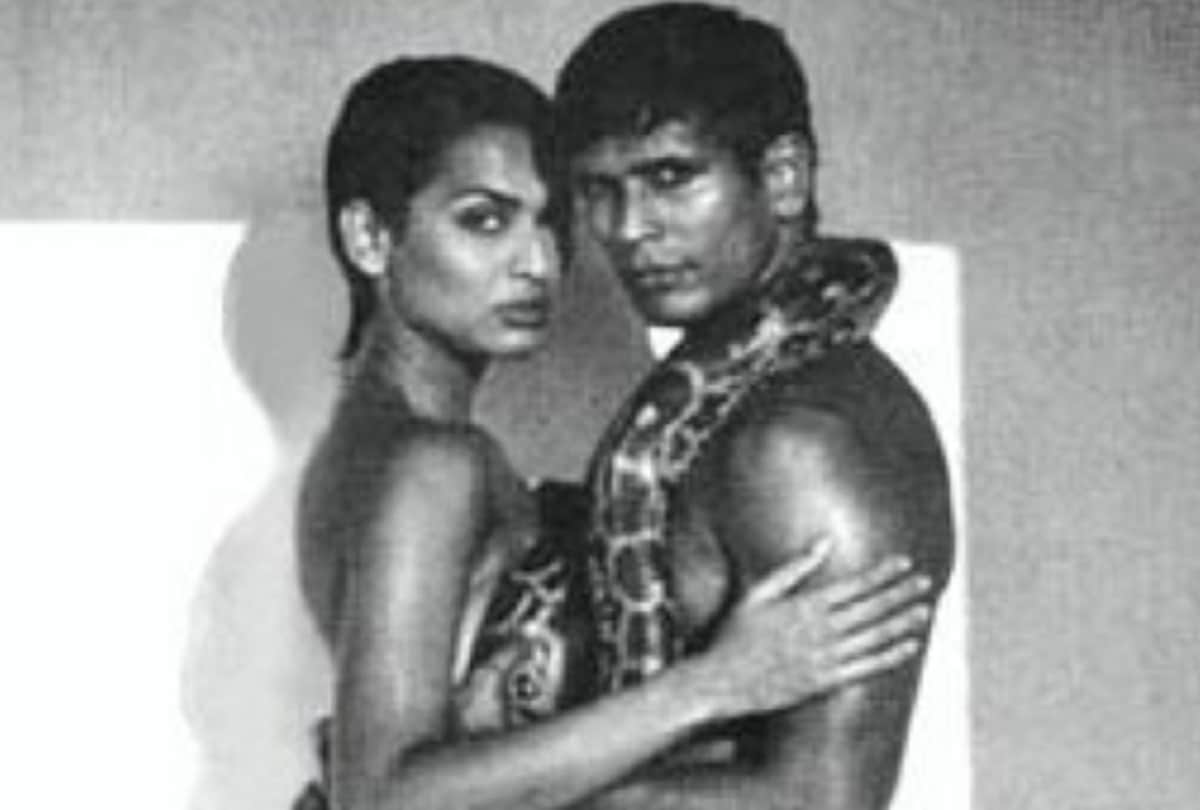23 years ago Milind Soman controversial advertisement with girlfriend Madhu Sapre made headlines