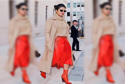 Priyanka Chopra red hot leather skirt cost will shock you
