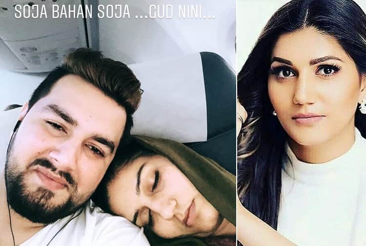 Chandigarh, Sapna Choudhary Sleeping Photo Viral on Social Media