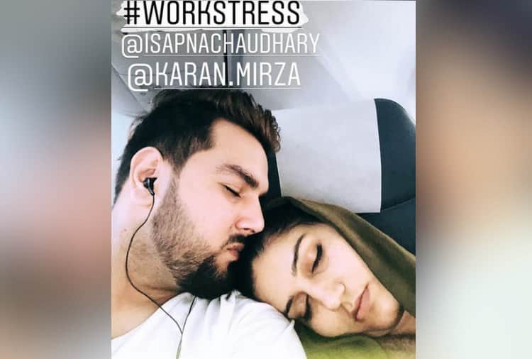 Chandigarh, Sapna Choudhary Sleeping Photo Viral on Social Media