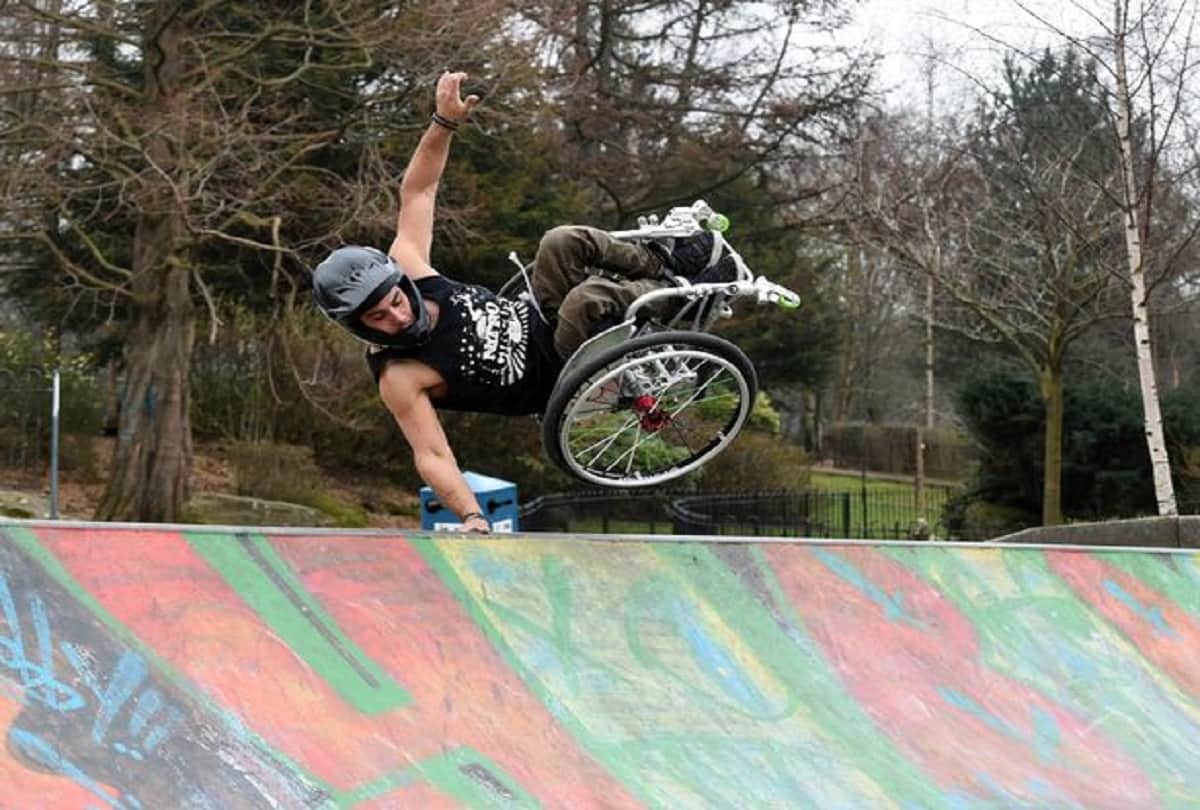 wheelchair athlete Aaron Fotheringham acrobats stunts will make believe anything possible