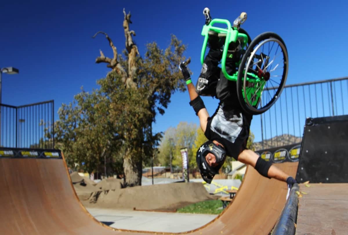 wheelchair athlete Aaron Fotheringham acrobats stunts will make believe anything possible