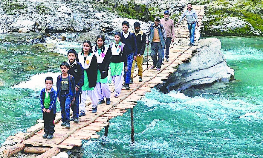 Aasaliyyas built a 60-foot bridge in Ramganga