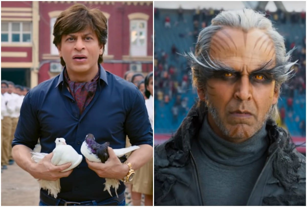 Shah rukh Khan starrer Zero and Akshay kumar and rajnikanth film 2.0 which one you like most