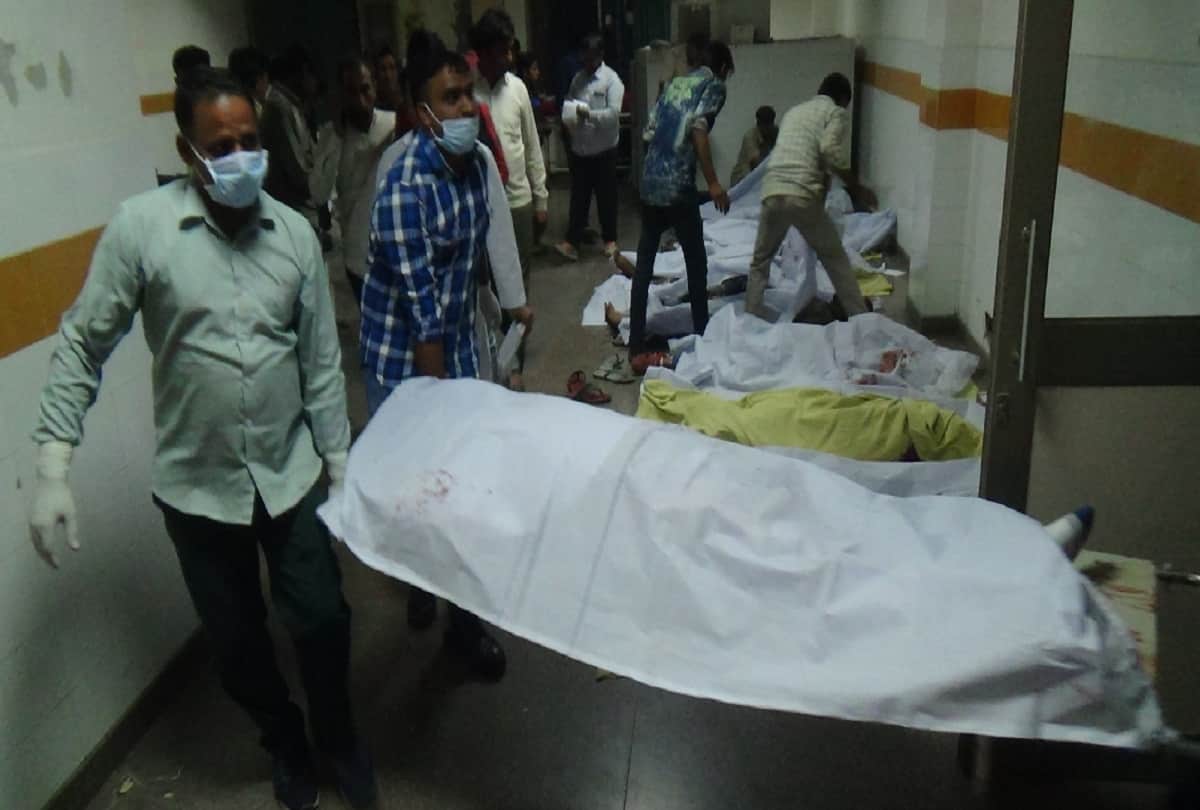 sonipat road accident The people who were killed were left village for their family