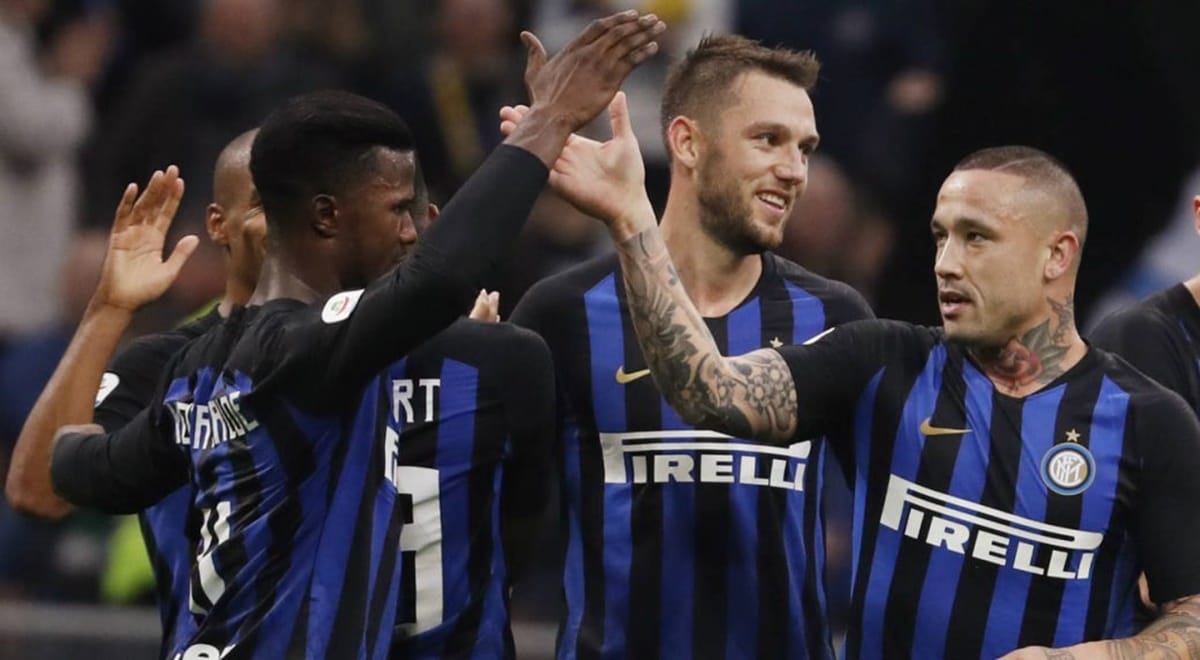 inter milan reaches at top in serie a points table